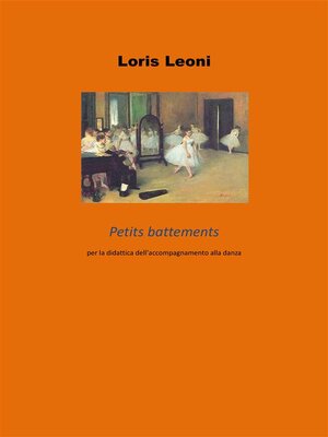 cover image of Petits battements per la didattica dell'accompagnamento alla danza